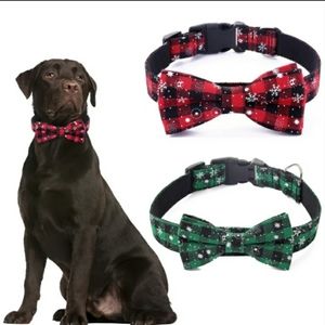 Christmas dog collar